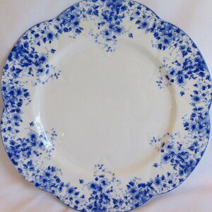 Shelley Dainty Blue 8.25" Salad Plate, Finest English Bone China, Vintage   b111
